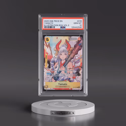 2025 One Piece Promos #016 Yamato - Illustration Box Vol 2 (PSA 10 GEM MINT)