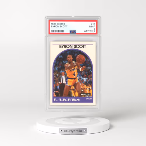 1989 Hoops #15 Byron Scott (PSA 9 MINT)