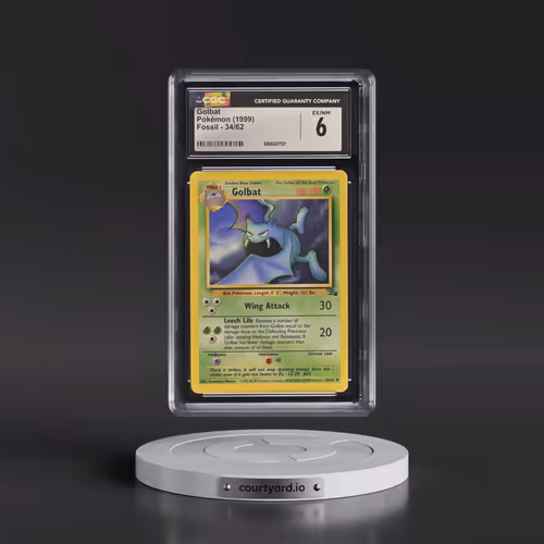 1999 Fossil #34/62 Golbat (CGC 6 EX-NM)
