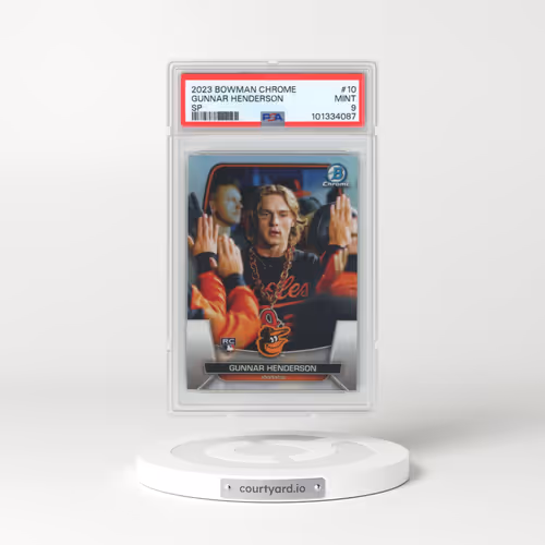 2023 Bowman Chrome #10 Gunnar Henderson - SP (PSA 9 MINT)