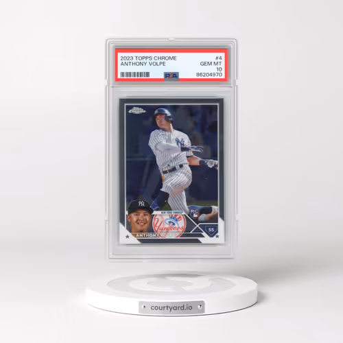 2023 Topps Chrome #4 Anthony Volpe (PSA 10 GEM MINT)
