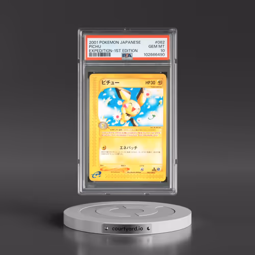 2001 Pokémon Expedition #082 Pichu - 1st Edition (PSA 10 GEM MINT)