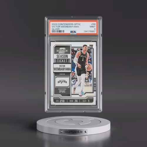 2023 Panini Contenders Optic #56 Victor Wembanyama - Silver (PSA 9 MINT)