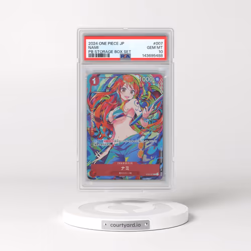 2024 One Piece Japanese Premium Booster -One Piece Card the Best- Storage Box Set #007 Nami (PSA 10