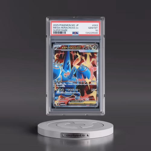 2025 Pokémon M2-Inferno X #093 Mega Heracross EX - Holo Super Rare (PSA 10 GEM MINT)