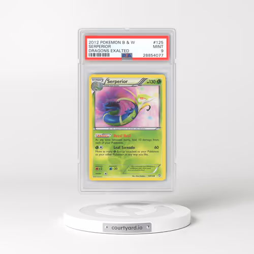 2012 Pokémon Black & White Dragons Exalted #125 Serperior (PSA 9 MINT)