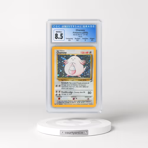 2000 Base Set 2 #3/130 Chansey - Holo (CGC 8.5 NM-MT+)