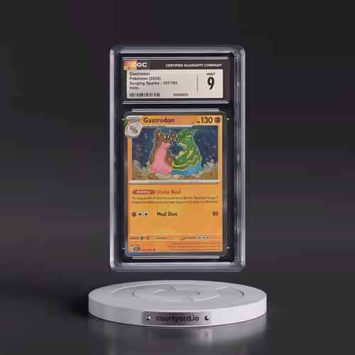 2024 Surging Sparks - SSP EN #107/191 Gastrodon - Holo (CGC 9 MINT)