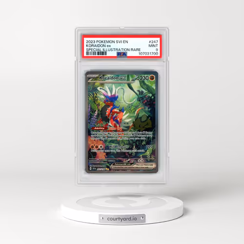 2023 Pokémon Svi EN-Scarlet & Violet #247 Koraidon EX - Holo Special Illustration Rare (PSA 9 MINT)