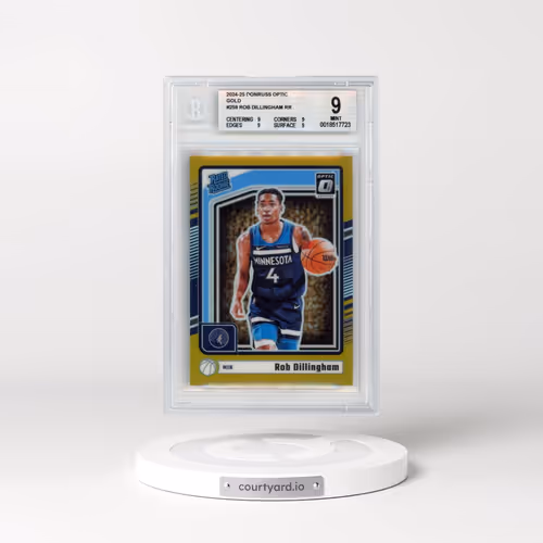 2024 Donruss Optic Gold #259 Rob Dillingham RR (BGS 9 MINT)