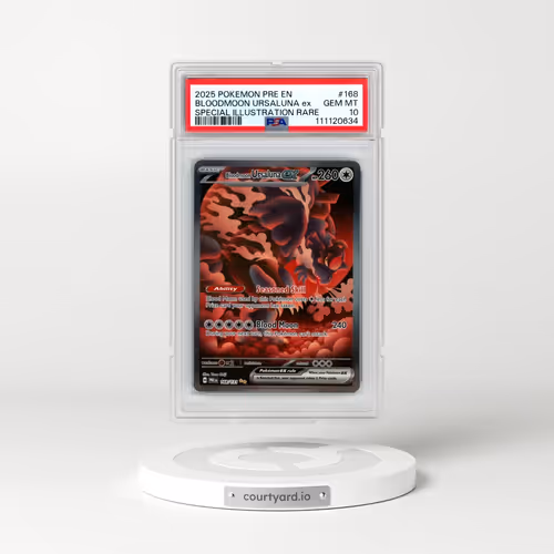 2025 Pokémon Pre EN-Prismatic Evolutions #168 Bloodmoon Ursaluna EX - Holo Special Illustration Rare