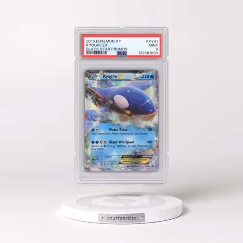 2015 Pokémon XY Black Star Promos #XY41 Kyogre EX - Holo (PSA 9 MINT)