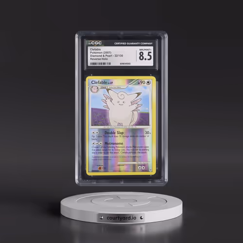 2007 Diamond & Pearl #22/130 Clefable - Reverse Holo (CGC 8.5 NM-MT+)
