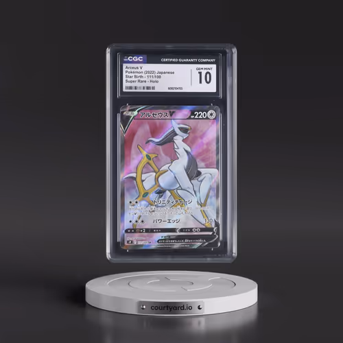 2022 Star Birth #111/100 Arceus V - Holo (CGC 10 GEM MINT)