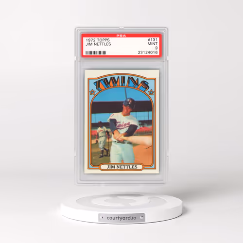 1972 Topps #131 Jim Nettles (PSA 9 MINT)