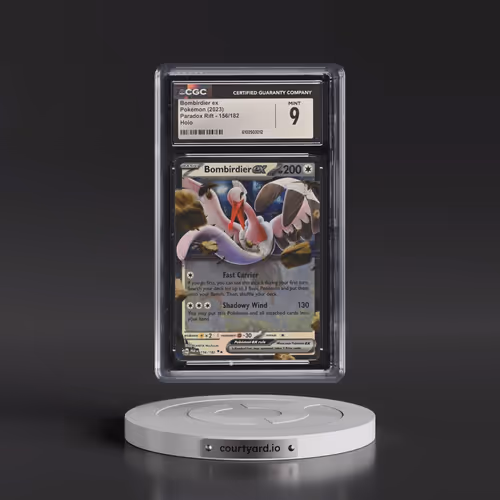 2023 Pokémon Par EN-Paradox Rift #156 Bombirdier EX - Holo (CGC 9 MINT)