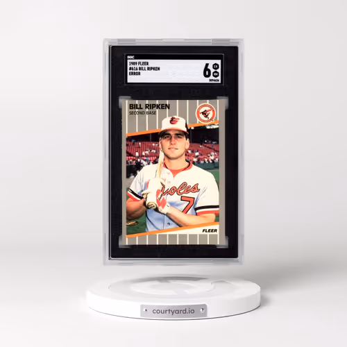 1989 Fleer #616 Bill Ripken - Error (SGC 6 EX-MT)