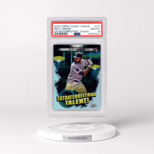 2023 Topps Cosmic Chrome Extraterrestrial Talent #ET5 Riley Greene (PSA 10 GEM MINT)