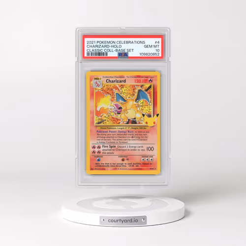 2021 Pokémon Celebrations Classic Collection #4 Charizard - Holo (PSA 10 GEM MINT)