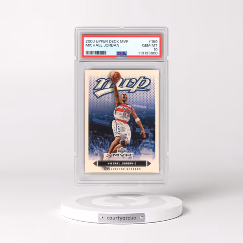 2003 Upper Deck MVP #190 Michael Jordan (PSA 10 GEM MINT)
