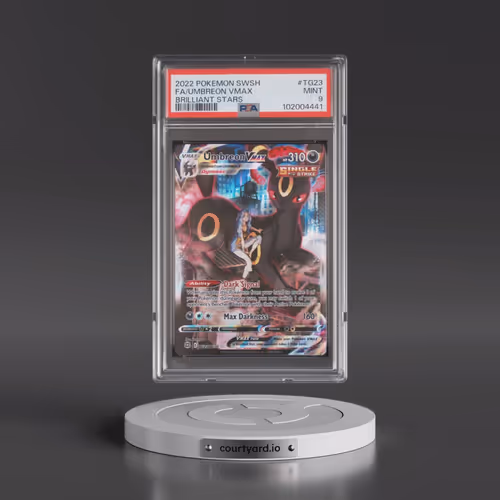 2022 Pokémon Sword & Shield Brilliant Stars #TG23 Umbreon Vmax - Full Art (PSA 9 MINT)