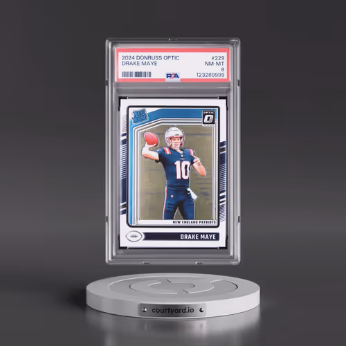 2024 Panini Donruss Optic #229 Drake Maye (PSA 8 NM-MT)