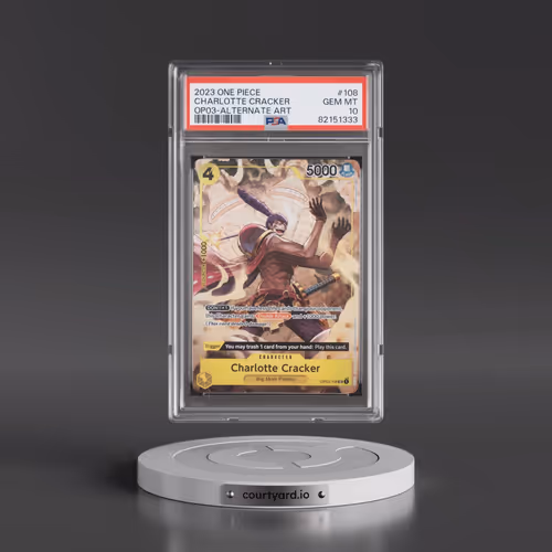 2023 One Piece Pillars of Strength #108 Charlotte Cracker - Alternate Art (PSA 10 GEM MINT)