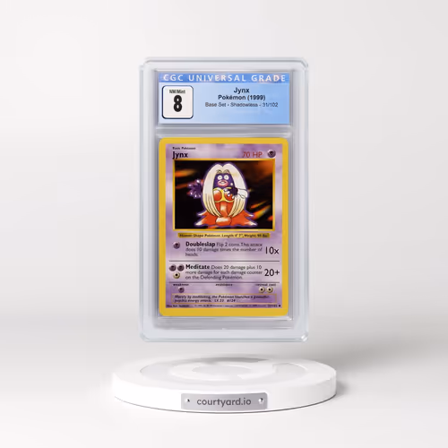 1999 Base Set #31/102 Jynx - Shadowless Shadowless (CGC 8 NM-MT)