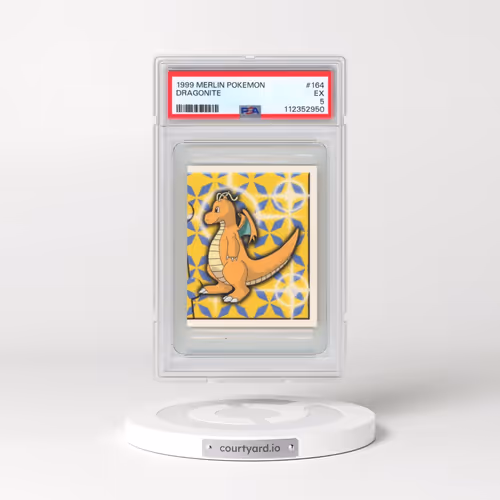 1999 Merlin Pokémon #164 Dragonite (PSA 5 EX)
