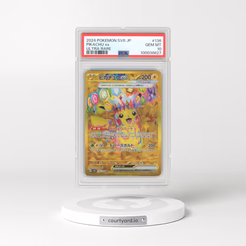 2024 Pokémon SV8-Super Electric Breaker #136 Pikachu EX - Holo Ultra Rare (PSA 10 GEM MINT)