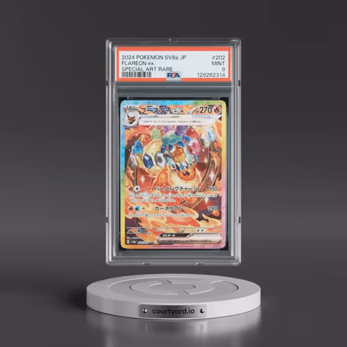 2024 Pokémon Sv8a-Terastal Fest EX #202 Flareon EX - Holo Special Art Rare (PSA 9 MINT)
