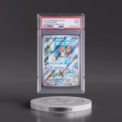 2023 Pokémon Svp EN-SV Black Star Promo #044 Charmander - Obsidian Flames Elite Trainer Box (PSA 9 M