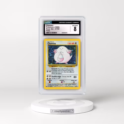 1999 Base Set #3/102 Chansey - Holo (CGC 8 NM-MT)