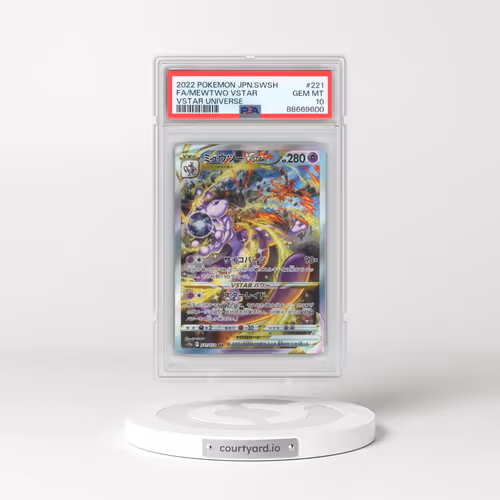 2022 Pokémon Sword & Shield Vstar Universe #221 Mewtwo Vstar - Full Art (PSA 10 GEM MINT)