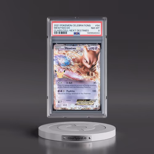 2021 Pokémon Celebrations Classic Collection #54 Mewtwo EX - Holo (PSA 8 NM-MT)