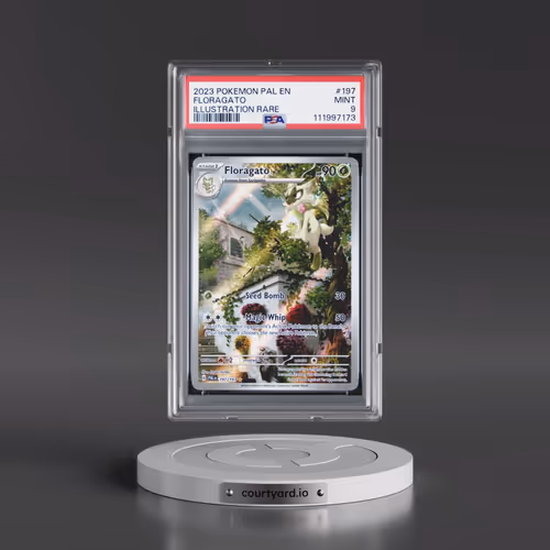 2023 Pokémon Pal EN-Paldea Evolved #197 Floragato - Illustration Rare (PSA 9 MINT)