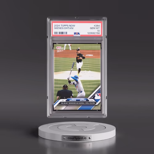 2024 Topps Now #264 Paul Skenes/Shohei Ohtani (PSA 10 GEM MINT)