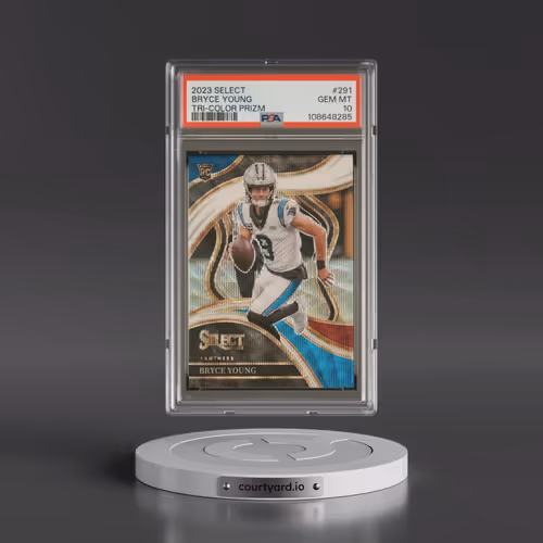 2023 Panini Select #291 Bryce Young - Tri-Color Prizm (PSA 10 GEM MINT)