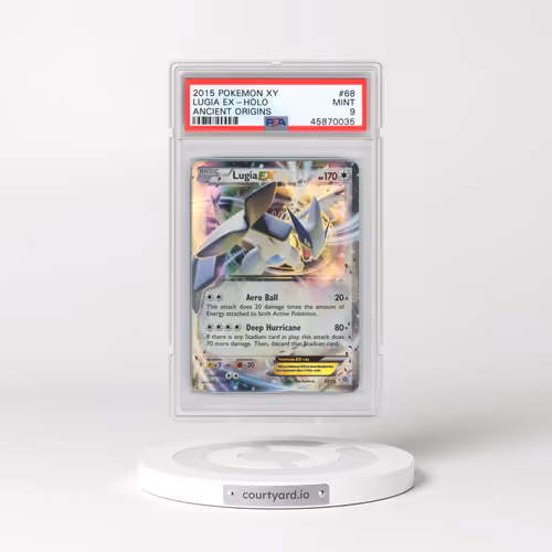 2015 Pokémon XY Ancient Origins #68 Lugia EX - Holo (PSA 9 MINT)