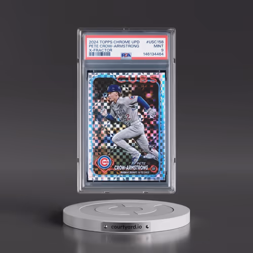 2024 Topps Chrome Update #USC158 Pete Crow-Armstrong - X-Fractor (PSA 9 MINT)
