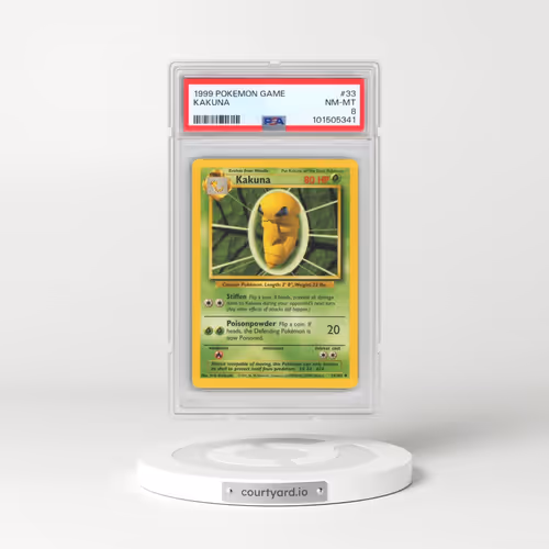 1999 Pokémon Game #33 Kakuna (PSA 8 NM-MT)