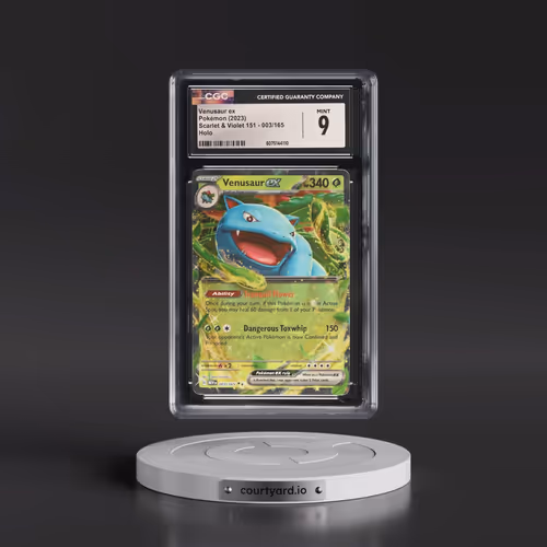 2023 Scarlet & Violet 151 - MEW EN #003/165 Venusaur ex - Holo (CGC 9 MINT)