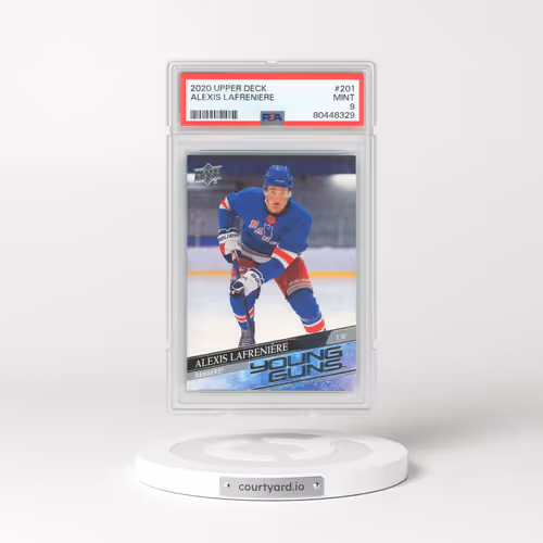 2020 Upper Deck #201 Alexis Lafreniere (PSA 9 MINT)