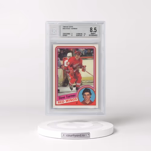 1984 Topps #49 Steve Yzerman (BGS 8.5 NM-MT+)