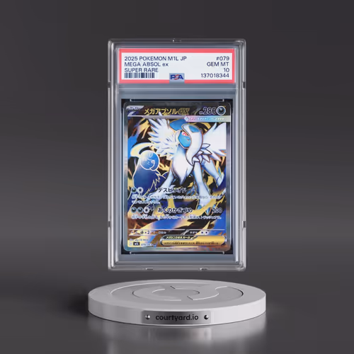 2025 Pokémon M1l-Mega Brave #079 Mega Absol EX - Holo Super Rare (PSA 10 GEM MINT)