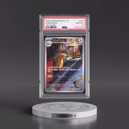 2025 Pokémon M1l-Mega Brave #075 Gumshoos - Art Rare (PSA 10 GEM MINT)