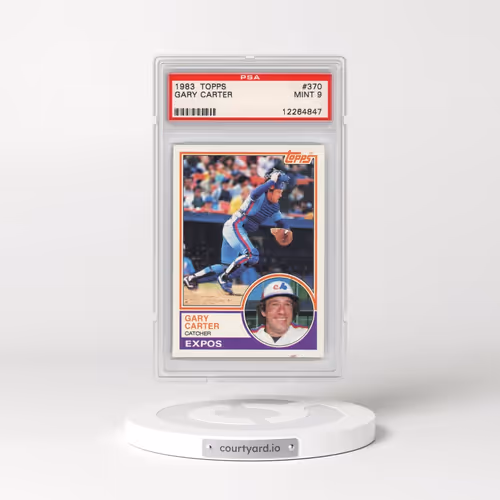 1983 Topps #370 Gary Carter (PSA 9 MINT)