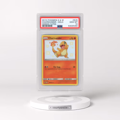 2019 Pokémon Sun & Moon Hidden Fates #SV6 Charmander - Holo (PSA 10 GEM MINT)