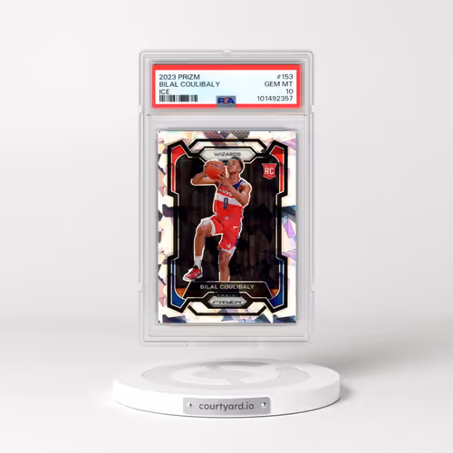 2023 Panini Prizm #153 Bilal Coulibaly - Ice (PSA 10 GEM MINT)
