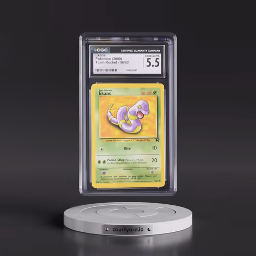 1999 Team Rocket #56/82 Ekans (CGC 5.5 EX+)